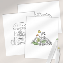 Load image into Gallery viewer, Fall Coloring Pages - Free Printable
