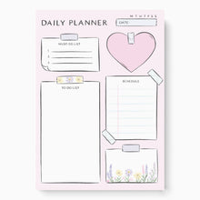 Load image into Gallery viewer, Daily Planner Notepad