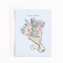 Load image into Gallery viewer, Flower Bouquet - Birthday Card