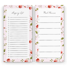 Load image into Gallery viewer, Heirloom Rose - Meal Planner Notepad