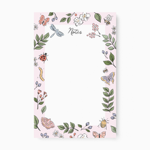 Load image into Gallery viewer, Insect Garden - Blank Notepad