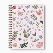 Load image into Gallery viewer, Insect Garden - Spiral Notebook