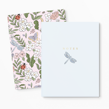 Load image into Gallery viewer, Insect Garden & Dragonfly - Pocket Notebook Set