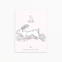 Load image into Gallery viewer, Hare Clear Vinyl Sticker