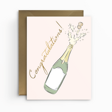 Load image into Gallery viewer, Champagne - Congratulations Card