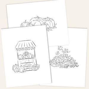 free fall coloring pages