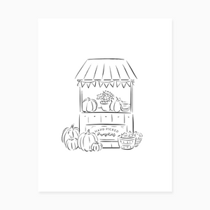 Fall Coloring Pages - Free Printable