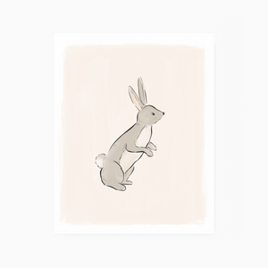 Curious Hare - Art Print
