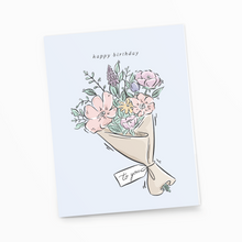 Load image into Gallery viewer, Flower Bouquet Birthday Card