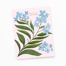 Load image into Gallery viewer, Forget Me Not - Birthday Card