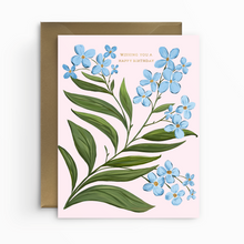 Load image into Gallery viewer, Forget Me Not - Birthday Card