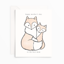 Load image into Gallery viewer, Fox Mother&#39;s Day Card