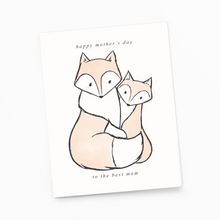 Load image into Gallery viewer, Fox Mother&#39;s Day Card