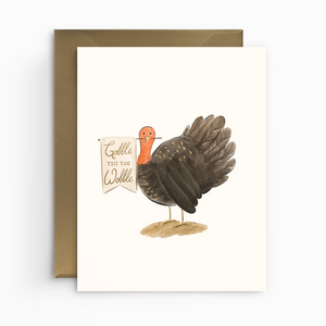 Gobble - Thanksgiving Card