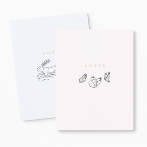 Hare & Butterflies Pocket Notebook Set