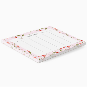 Heirloom Rose - Weekly Planner Notepad