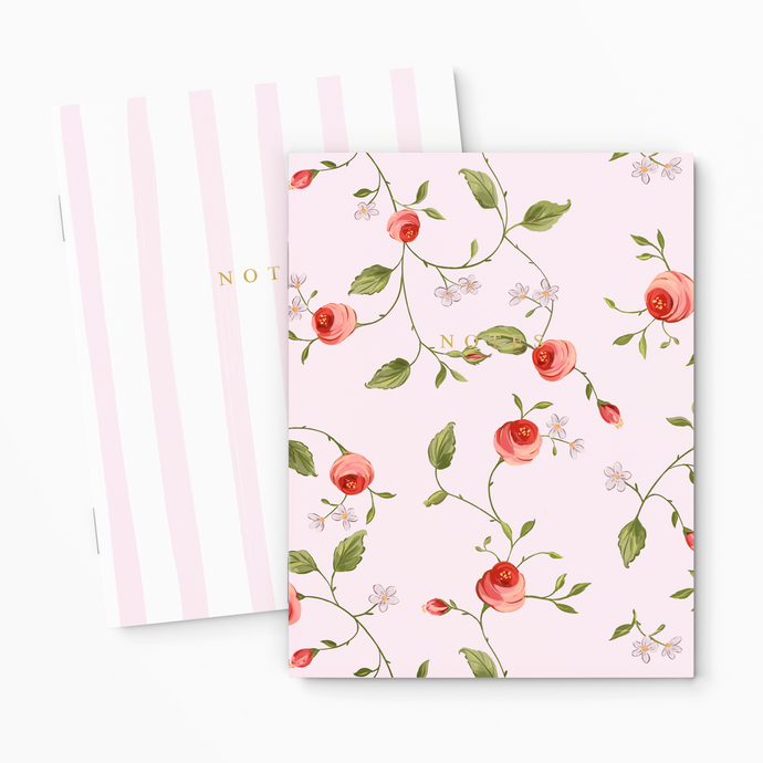 Heirloom Rose - Pocket Notebook Set