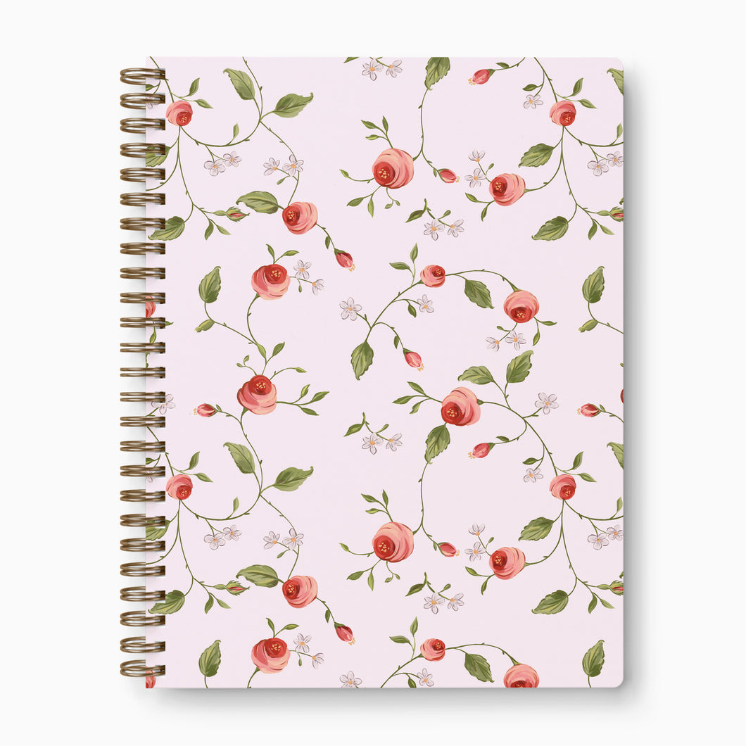 Heirloom Rose - Spiral Notebook