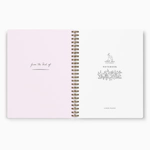 Heirloom Rose - Spiral Notebook