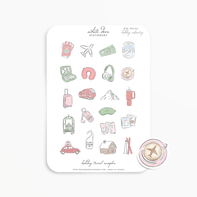Holiday Travel Sampler Doodles - Holiday Colorway