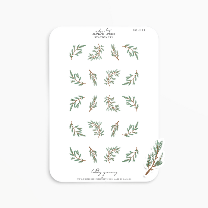 Holiday Greenery Doodles