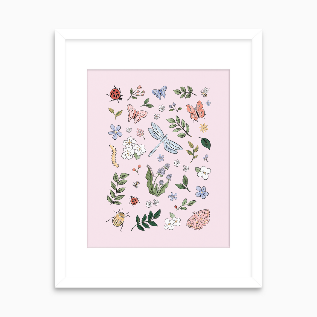 Insect Garden - Art Print