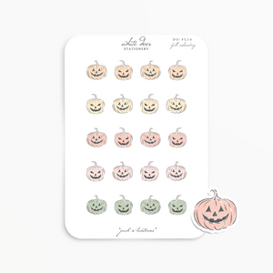 Jack o' lanterns Doodles - Fall Colorway