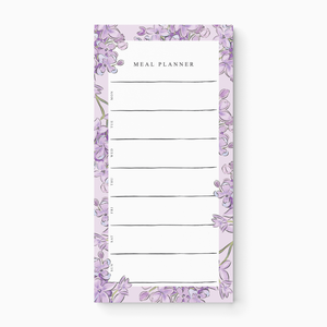 Lilac - Meal Planner Notepad