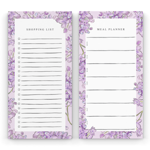 Lilac - Shopping List Notepad