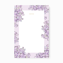 Load image into Gallery viewer, Lilac - Blank Notepad