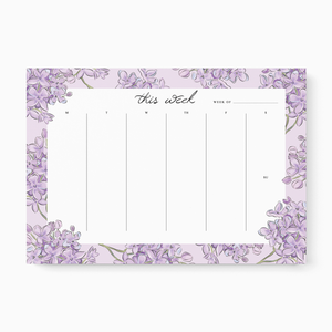 Lilac - Weekly Planner Notepad