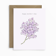 Load image into Gallery viewer, Lilac Mother&#39;s Day Card
