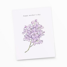 Load image into Gallery viewer, Lilac Mother&#39;s Day Card