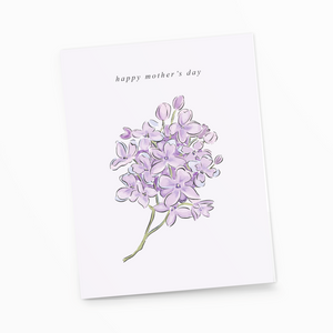 Lilac Mother's Day Card