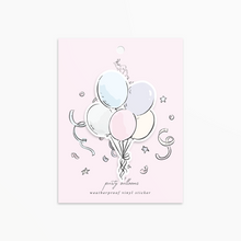 Load image into Gallery viewer, Party Balloons - Vinyl Sticker