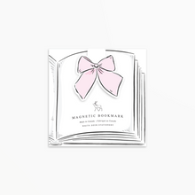 Load image into Gallery viewer, Pink Bow - Magnetic Bookmark