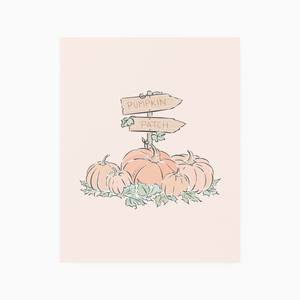 Pumpkin Patch - Art Print