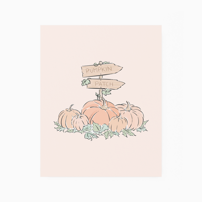 Pumpkin Patch - Art Print