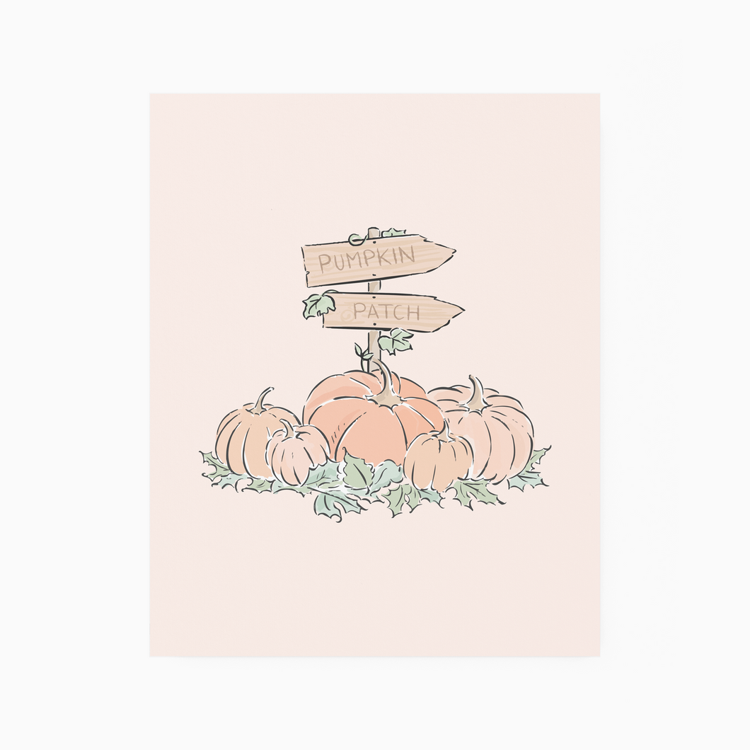 Pumpkin Patch - Art Print