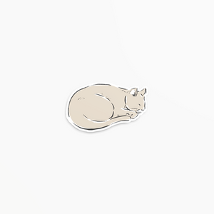 Sleeping Cat - Vinyl Sticker