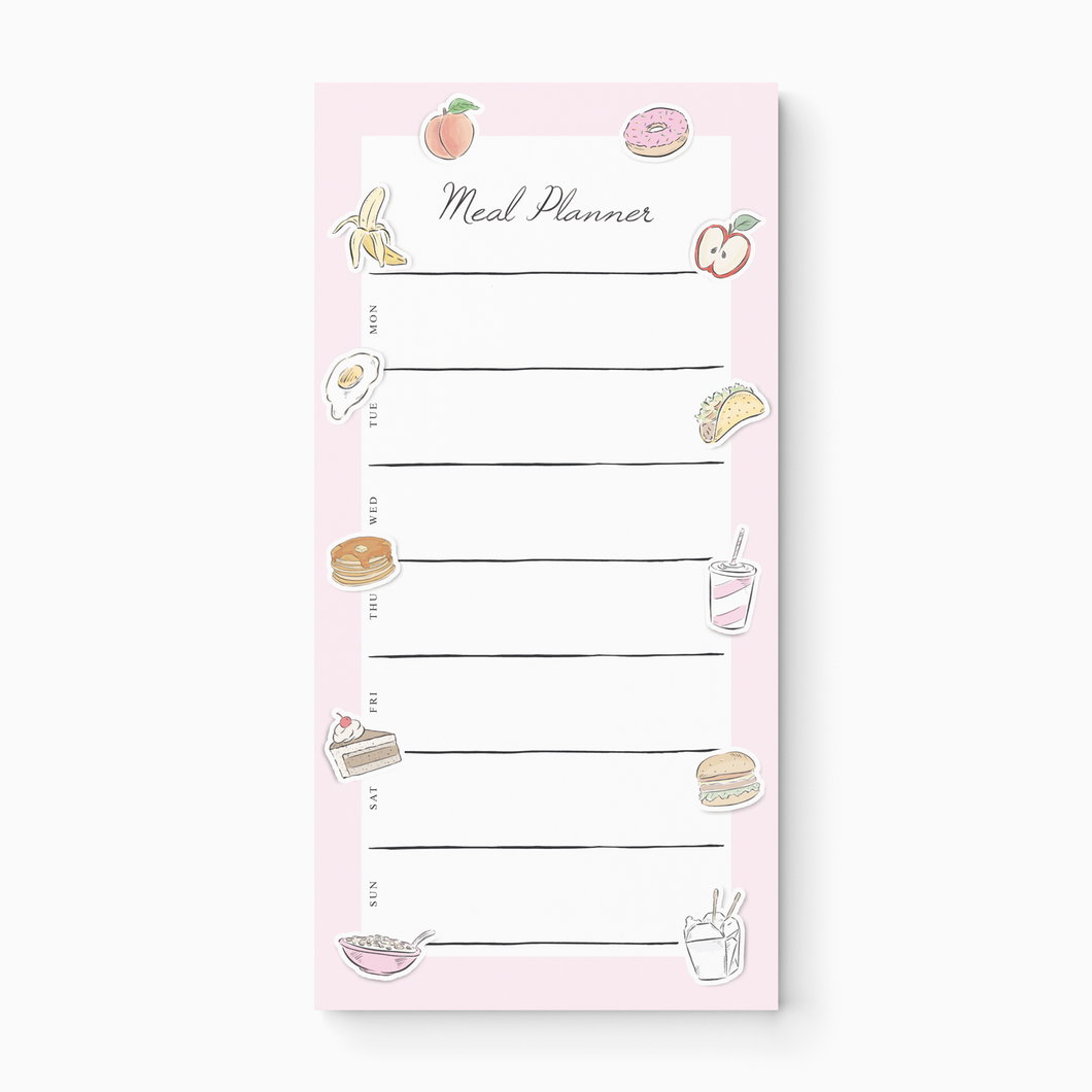 Sticker Meal Planner Notepad
