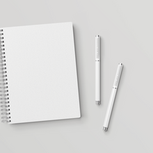 Load image into Gallery viewer, White Rollerball Pen