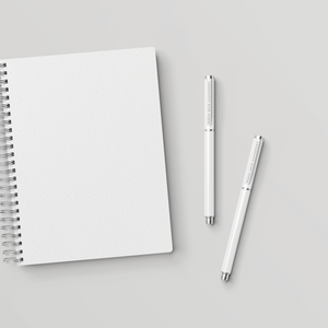 White Rollerball Pen