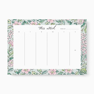 Wild Rose - Weekly Planner Notepad