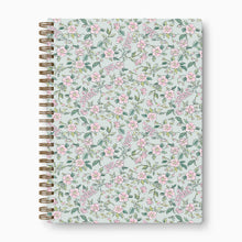 Load image into Gallery viewer, Wild Rose Thistle Mint - Spiral Notebook