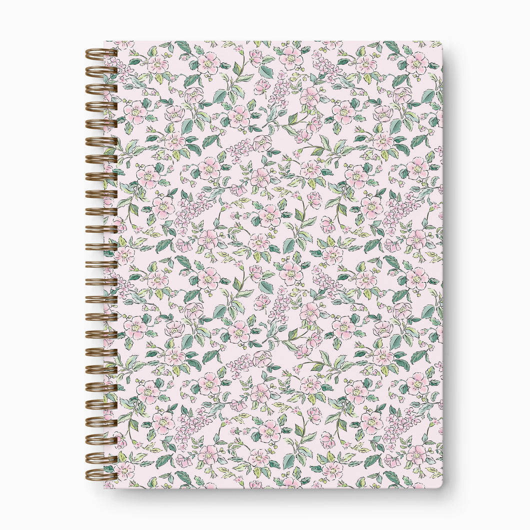 Wild Rose Thistle - Spiral Notebook