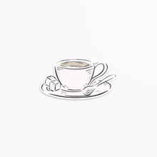 Load image into Gallery viewer, Coffee Cup Vinyl Sticker