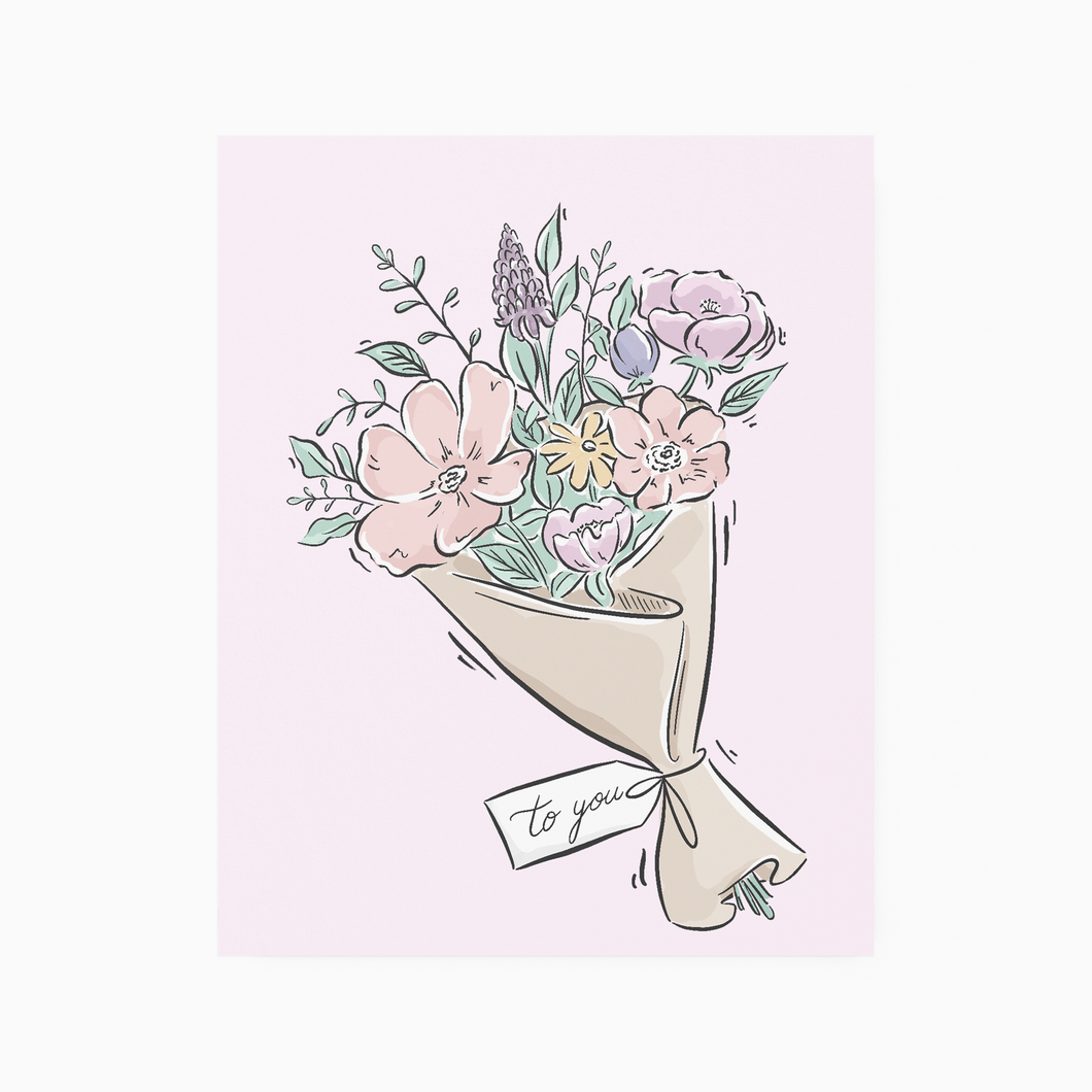 Flower Bouquet - Art Print