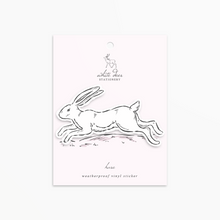 Load image into Gallery viewer, Hare - Clear Vinyl Sticker