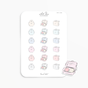 Stationery Stickers White Transparent, Stationery Stickers